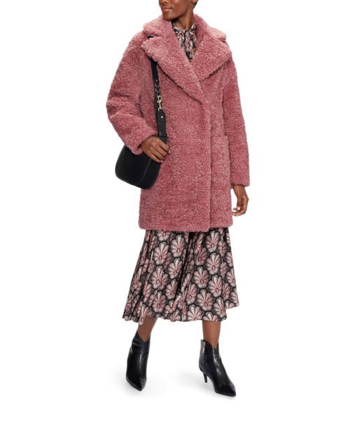 Ted Baker(テッドベーカー)の「KAYYTI エコファー コクーンコート(その他アウター・レディース・ピンク・1/3/2/0)」の9枚目の写真