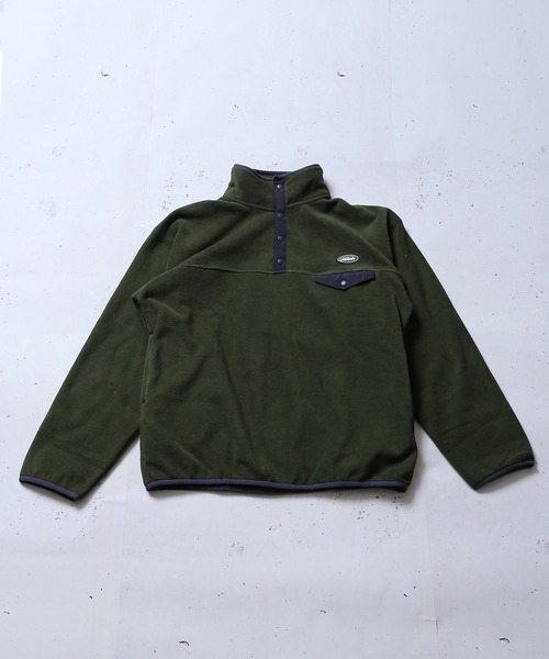 SPINNS（スピンズ）の「【6 Color】ハーフスナップボタンフリース