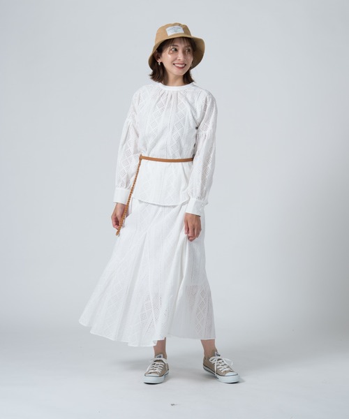 LAYMEE（レイミー）の「Neel bucket hat / ニールバケットハット（ハット・レディース・ブラック/ベージュ/グリーン/ラベンダー・FREE）」の21枚目の写真