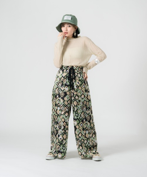 LAYMEE（レイミー）の「Neel bucket hat / ニールバケットハット（ハット・レディース・ブラック/ベージュ/グリーン/ラベンダー・FREE）」の9枚目の写真