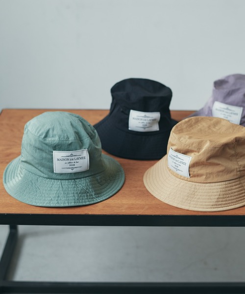 LAYMEE（レイミー）の「Neel bucket hat / ニールバケットハット（ハット・レディース・ブラック/ベージュ/グリーン/ラベンダー・FREE）」の16枚目の写真