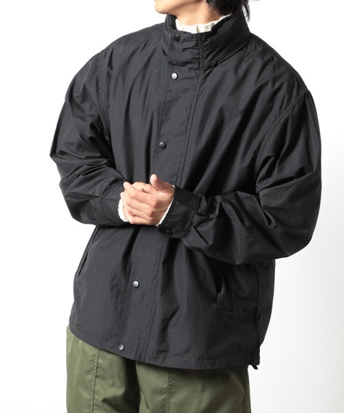 United Athle（ユナイテッドアスレ）の「【United Athle】スタンド フードイン ジャケット ※7325（ミリタリージャケット・メンズ・ブラック/ブラウン/オリーブ・SMALL/MEDIUM/LARGE/X-LARGE）」の15枚目の写真