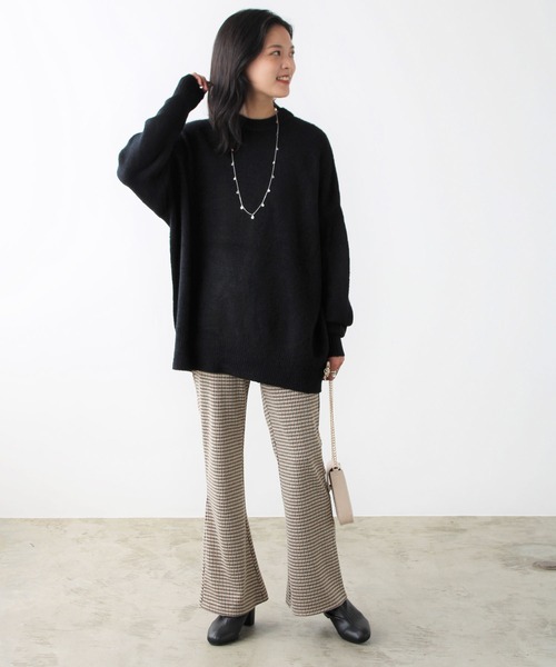 GeeRA(ジーラ)の「カットジャカードフレアーパンツ(その他パンツ・レディース・オフホワイト/グレー・MEDIUM/LARGE)」の10枚目の写真