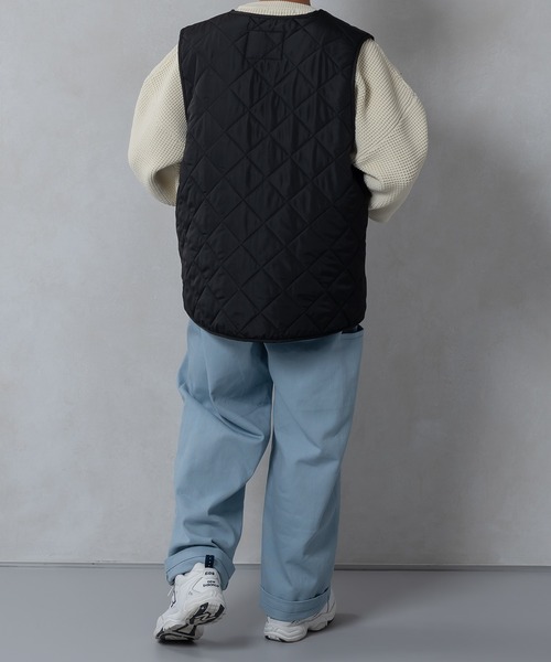 kutir（クティール）の「中綿キルティングワッペンベスト（ベスト・メンズ・ブラック/オレンジ/グリーン・MEDIUM/LARGE）」の16枚目の写真