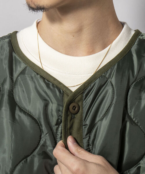 GLOSTER(グロスター)の「【GLOSTER/グロスター】M65 ライナーキルティング 中綿キルティングジャケット(ミリタリージャケット・メンズ・オリーブ/ダークブラウン/ブラック・MEDIUM)」の22枚目の写真