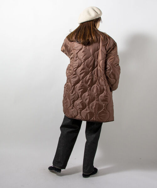 GLOSTER(グロスター)の「【GLOSTER/グロスター】M65 ライナーキルティング 中綿キルティングジャケット(ミリタリージャケット・メンズ・オリーブ/ダークブラウン/ブラック・MEDIUM)」の20枚目の写真