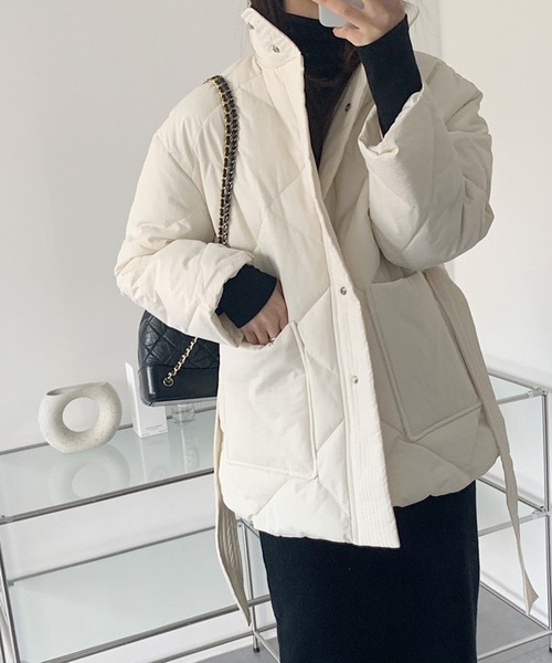 Jewelobe（ジュエローブ）の「ウエストマークキルティングジャケット