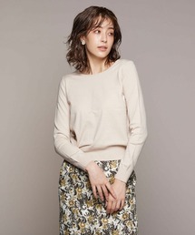 ketty（ケティ）の「【冬仕様】保湿性能を備えたシアバター加工 パールボタン2WAYニットプルオーバー≪手洗い可能≫（ニット/セーター）」