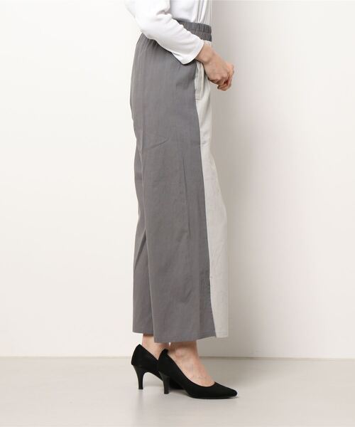 INTERPLANET（インタープラネット）の「フロント切替スリットパンツ（その他パンツ・レディース・ネイビー/グレー/ライトベージュ・FREE）」の4枚目の写真