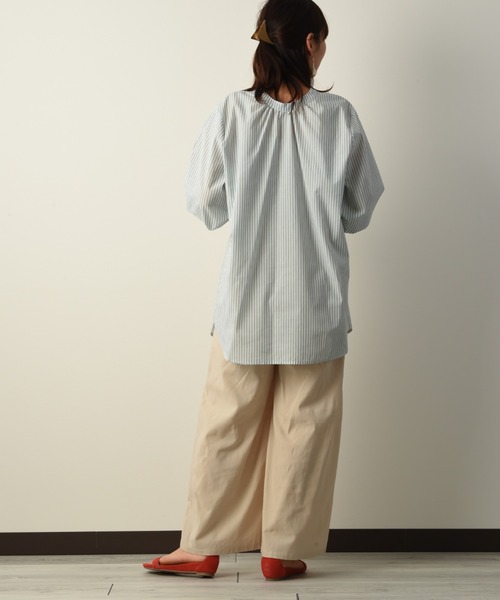 INTERPLANET（インタープラネット）の「フロント切替スリットパンツ（その他パンツ・レディース・ネイビー/グレー/ライトベージュ・FREE）」の9枚目の写真