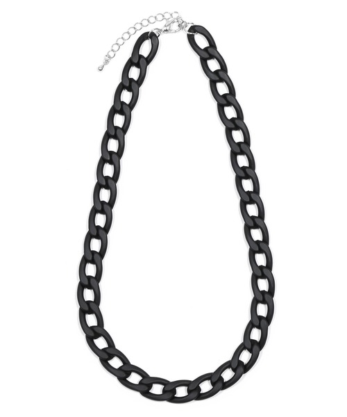 Figments(フィグメンツ)の「ブラックチェーンネックレス(ネックレス・レディース・ブラック・FREE)」の4枚目の写真