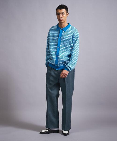 MONKEY TIME（モンキータイム）の「＜monkey time＞ ST/PE JQD WD 1P PT/パンツ（スラックス・メンズ・オフホワイト/ロイヤルブルー・S/M/L）」の15枚目の写真