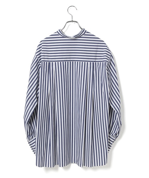 ADAM ET ROPE'（アダムエロペ）の「バンドカラーパフスリーブブラウス（シャツ/ブラウス・レディース・ホワイト/オレンジ/ブルー系その他5・FREE）」の10枚目の写真