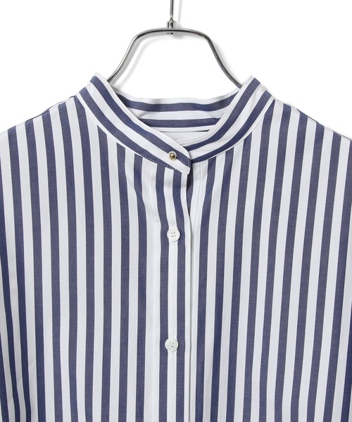 ADAM ET ROPE'（アダムエロペ）の「バンドカラーパフスリーブブラウス（シャツ/ブラウス・レディース・ホワイト/オレンジ/ブルー系その他5・FREE）」の11枚目の写真