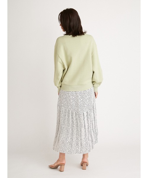 SNIDEL(スナイデル)の「ロゴスウェットプルオーバー(スウェット・レディース・グレー/ミント/オフホワイト・FREE)」の17枚目の写真