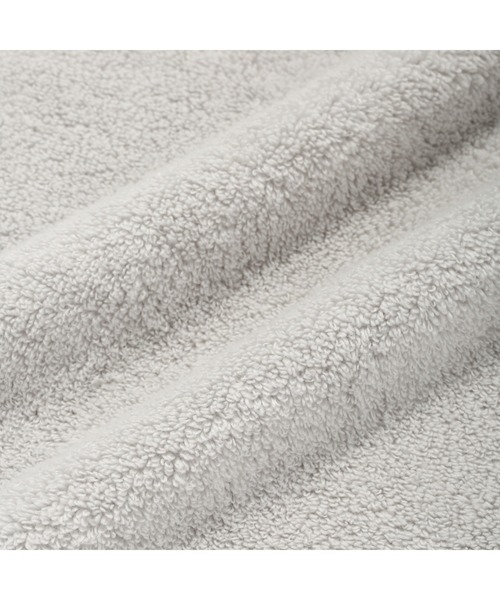 セール】ふわさらタオルセット バス・フェイスタオル グレー（3枚