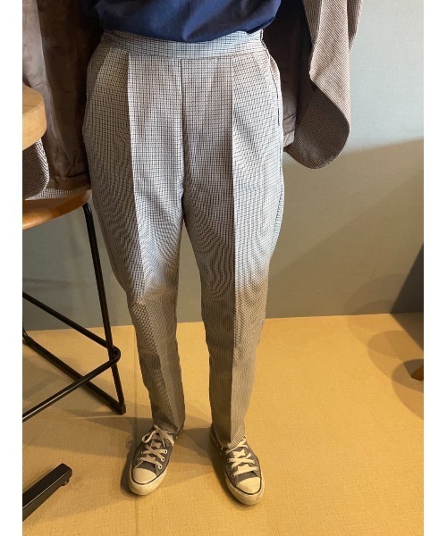 Mayree（メイリー）の「【Mayree】クラシックチェック テーパードスラックス（スラックス・レディース・グレー/グリーン・FREE）」の6枚目の写真