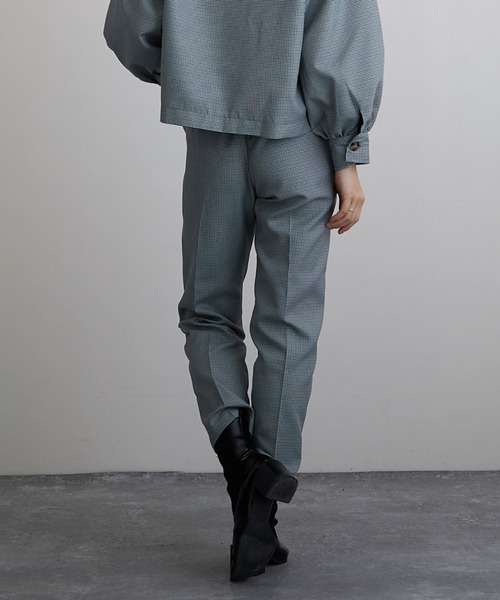 Mayree（メイリー）の「【Mayree】クラシックチェック テーパードスラックス（スラックス・レディース・グレー/グリーン・FREE）」の18枚目の写真