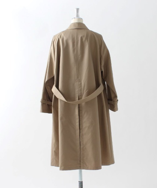 GYMPHLEX（ジムフレックス）の「GYMPHLEX/ジムフレックス　バルマカーンコート　BALMACAAN COAT #GY-A0163 SYR（ステンカラーコート・レディース・ベージュ・14）」の15枚目の写真