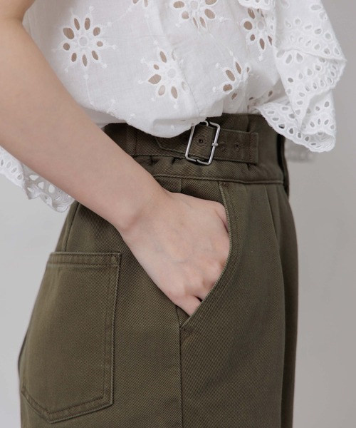 flower(フラワー)の「プレイフルグルカパンツ(その他パンツ・レディース・アイボリー/カーキ・FREE)」の18枚目の写真