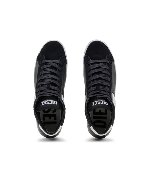 DIESEL(ディーゼル)の「レディース ミドルカット レザー スニーカー(スニーカー・レディース・ホワイト/ブラック・38/39/35/36/37)」の11枚目の写真