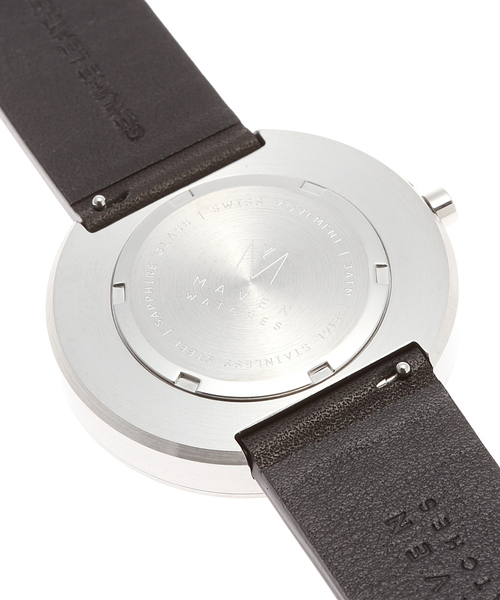 Mavenwatches（マベンウォッチズ）の「MAVEN SMOKE GREEN BLACK 40mm【 ウォッチ 】（アナログ腕時計・レディース・シルバー・FREE）」の6枚目の写真