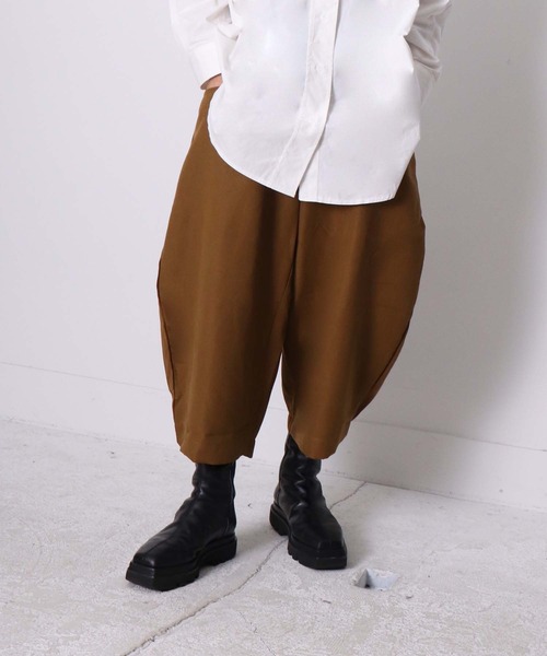 THE MORNING AFTER（ザ モーニング アフター）の「ウエストゴムバルーンワイドパンツ（その他パンツ・メンズ・ベージュ/ブラック・FREE）」の9枚目の写真
