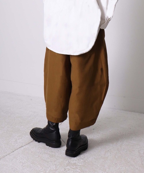 THE MORNING AFTER（ザ モーニング アフター）の「ウエストゴムバルーンワイドパンツ（その他パンツ・メンズ・ベージュ/ブラック・FREE）」の4枚目の写真