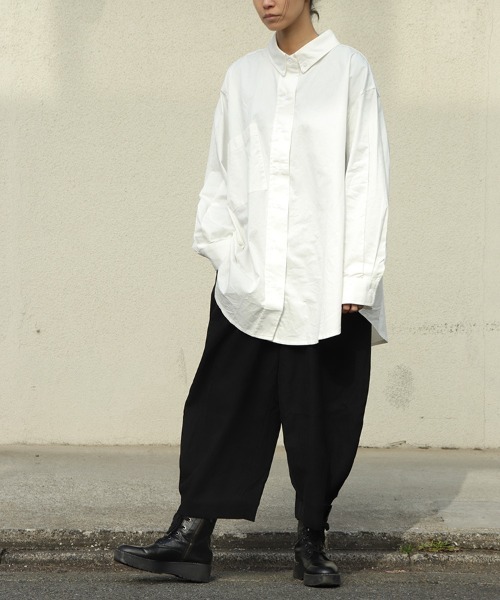 THE MORNING AFTER（ザ モーニング アフター）の「ウエストゴムバルーンワイドパンツ（その他パンツ・メンズ・ベージュ/ブラック・FREE）」の14枚目の写真