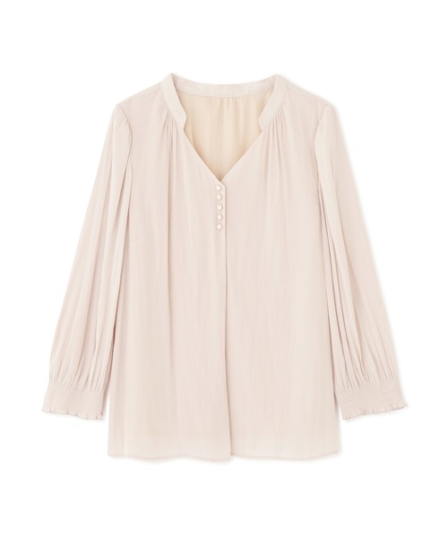 PROPORTION BODY DRESSING（プロポーションボディドレッシング）の「スキッパーブラウス / 1212110900（シャツ/ブラウス・レディース・ホワイト系その他/ブルー/グレー・SMALL/MEDIUM）」の12枚目の写真