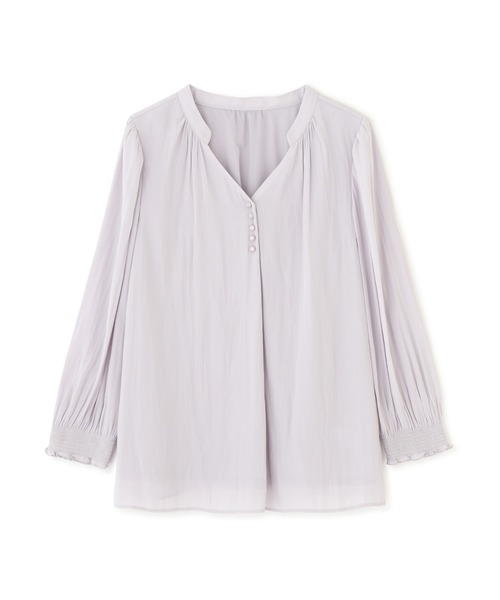 PROPORTION BODY DRESSING（プロポーションボディドレッシング）の「スキッパーブラウス / 1212110900（シャツ/ブラウス・レディース・ホワイト系その他/ブルー/グレー・SMALL/MEDIUM）」の21枚目の写真