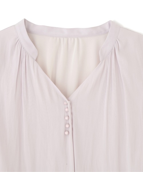 PROPORTION BODY DRESSING（プロポーションボディドレッシング）の「スキッパーブラウス / 1212110900（シャツ/ブラウス・レディース・ホワイト系その他/ブルー/グレー・SMALL/MEDIUM）」の16枚目の写真