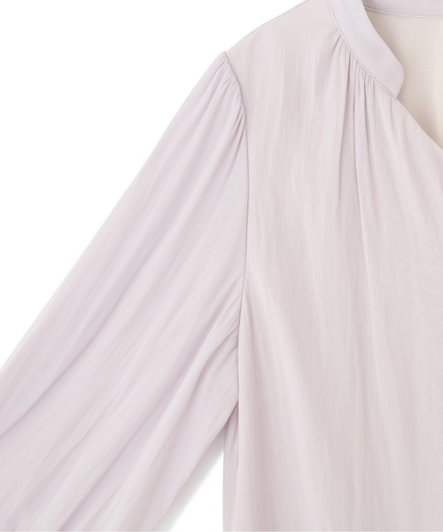 PROPORTION BODY DRESSING（プロポーションボディドレッシング）の「スキッパーブラウス / 1212110900（シャツ/ブラウス・レディース・ホワイト系その他/ブルー/グレー・SMALL/MEDIUM）」の17枚目の写真