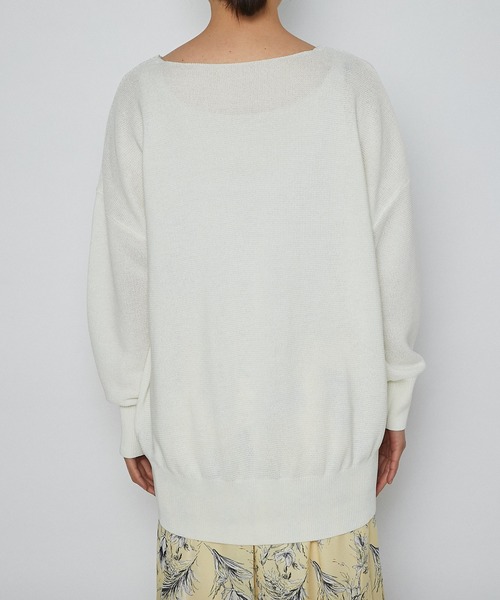 RIVE DROITE(リヴドロワ)の「ガーターコクーンチュニックニット(ニット/セーター・レディース・オフホワイト/ベージュ/ライム/ブルー・FREE)」の15枚目の写真