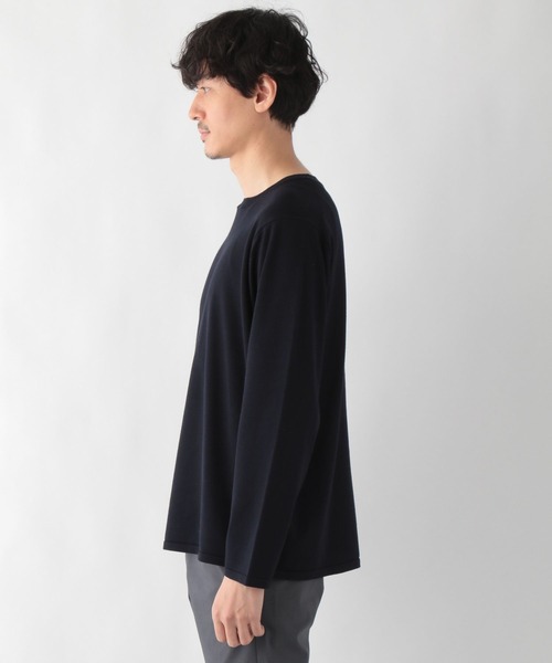 GLOBAL WORK（グローバルワーク）の「スマートリッチニットプルオーバー/263111（ニット/セーター・メンズ・ライトグレー/ネイビー/グレー・SMALL/MEDIUM/LARGE）」の14枚目の写真