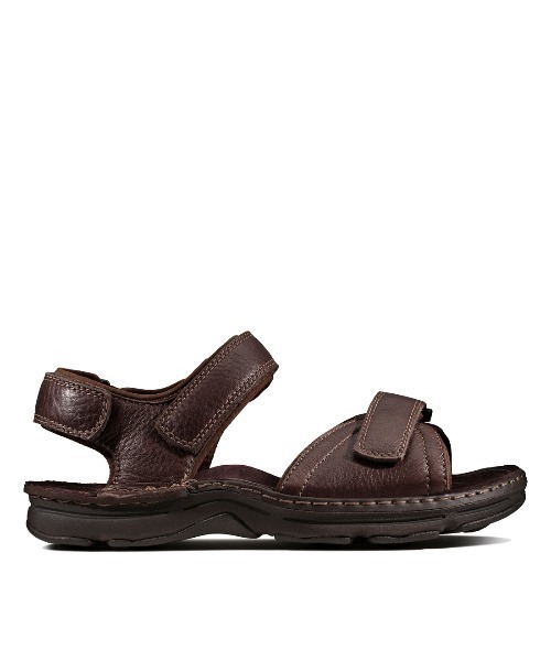 Clarks(クラークス)の「ATL Part / ATLパート (ダークブラウンレザー)(サンダル・メンズ・ダークブラウン・UK10/UK7/UK8/UK9/UK6/UK6.5/UK7.5/UK8.5/UK9.5)」の2枚目の写真