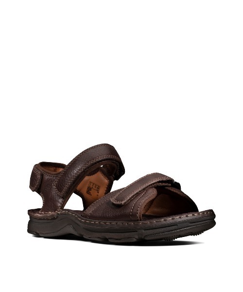 Clarks(クラークス)の「ATL Part / ATLパート (ダークブラウンレザー)(サンダル・メンズ・ダークブラウン・UK10/UK7/UK8/UK9/UK6/UK6.5/UK7.5/UK8.5/UK9.5)」の3枚目の写真