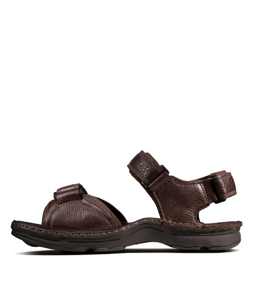 Clarks(クラークス)の「ATL Part / ATLパート (ダークブラウンレザー)(サンダル・メンズ・ダークブラウン・UK10/UK7/UK8/UK9/UK6/UK6.5/UK7.5/UK8.5/UK9.5)」の6枚目の写真