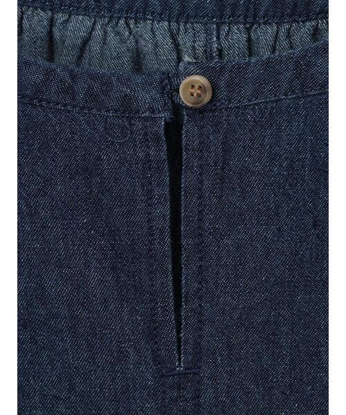 Green　Parks（グリーンパークス）の「デニムヨーク切替チュニック（Tシャツ/カットソー・レディース・インディゴブルー/ライトインディゴブルー・FREE）」の7枚目の写真