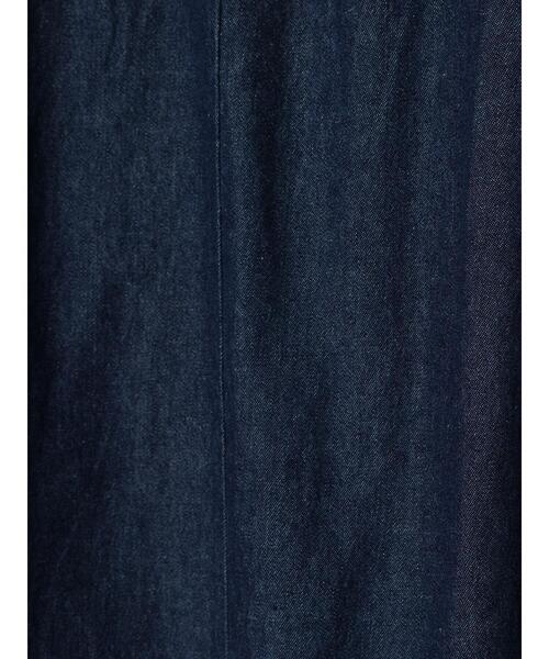Green　Parks（グリーンパークス）の「デニムヨーク切替チュニック（Tシャツ/カットソー・レディース・インディゴブルー/ライトインディゴブルー・FREE）」の5枚目の写真