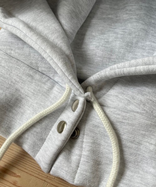 wee9s（ウィークス）の「buddy hoodie / スウェットフーディーバラクラバ（ニットキャップ/ビーニー・レディース・グレー/ホワイト/ブラック/ネイビー・FREE）」の5枚目の写真