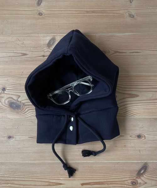 wee9s（ウィークス）の「buddy hoodie / スウェットフーディーバラクラバ（ニットキャップ/ビーニー・レディース・グレー/ホワイト/ブラック/ネイビー・FREE）」の9枚目の写真