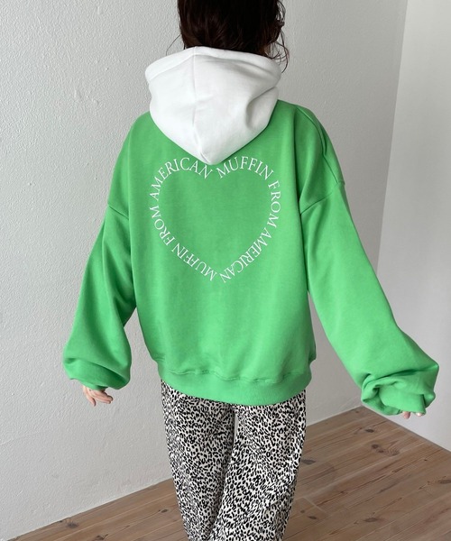 wee9s（ウィークス）の「buddy hoodie / スウェットフーディーバラクラバ（ニットキャップ/ビーニー・レディース・グレー/ホワイト/ブラック/ネイビー・FREE）」の10枚目の写真