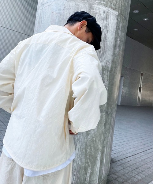 CANAL JEAN(キャナルジーン)の「choice_cnl(チョイス) ナイロンジャケット(ナイロンジャケット・レディース・ネイビー/クリーム・ONE SIZE)」の8枚目の写真