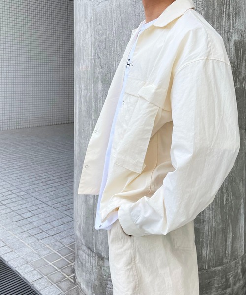 CANAL JEAN(キャナルジーン)の「choice_cnl(チョイス) ナイロンジャケット(ナイロンジャケット・レディース・ネイビー/クリーム・ONE SIZE)」の7枚目の写真