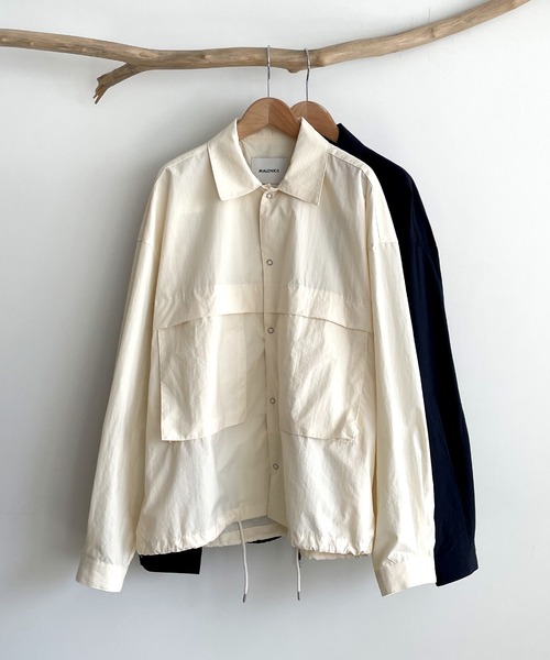 CANAL JEAN(キャナルジーン)の「choice_cnl(チョイス) ナイロンジャケット(ナイロンジャケット・レディース・ネイビー/クリーム・ONE SIZE)」の16枚目の写真