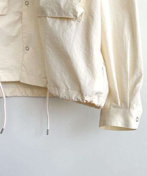 CANAL JEAN(キャナルジーン)の「choice_cnl(チョイス) ナイロンジャケット(ナイロンジャケット・レディース・ネイビー/クリーム・ONE SIZE)」の18枚目の写真