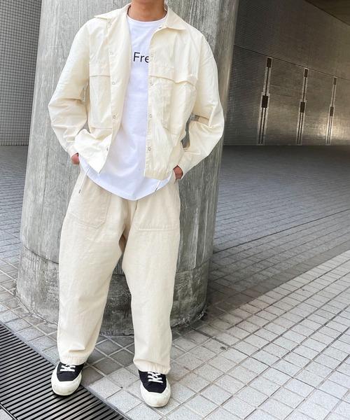 CANAL JEAN(キャナルジーン)の「choice_cnl(チョイス) ナイロンジャケット(ナイロンジャケット・レディース・ネイビー/クリーム・ONE SIZE)」の6枚目の写真