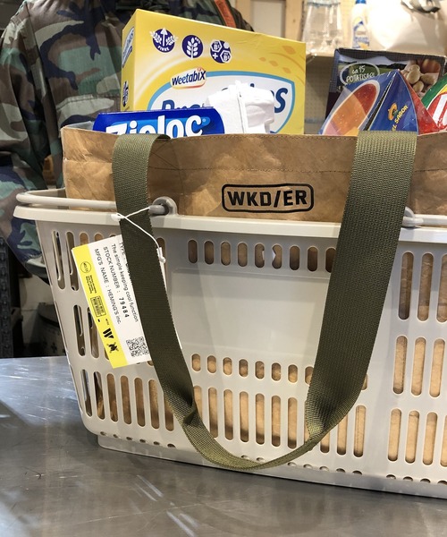 WEEKEND(ER)(ウィークエンダー)の「WEEKEND(ER) ウィークエンダー TY GROCERY COOL BAG 保冷バッグ(トートバッグ・レディース・グレー/オリーブ/ナチュラル/イエロー・FREE)」の21枚目の写真