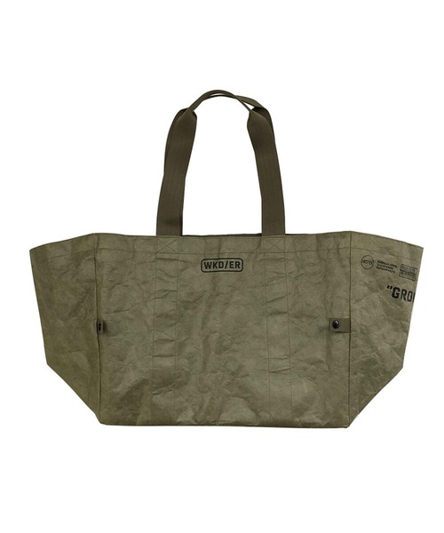 WEEKEND(ER)(ウィークエンダー)の「WEEKEND(ER) ウィークエンダー TY GROCERY COOL BAG 保冷バッグ(トートバッグ・レディース・グレー/オリーブ/ナチュラル/イエロー・FREE)」の20枚目の写真